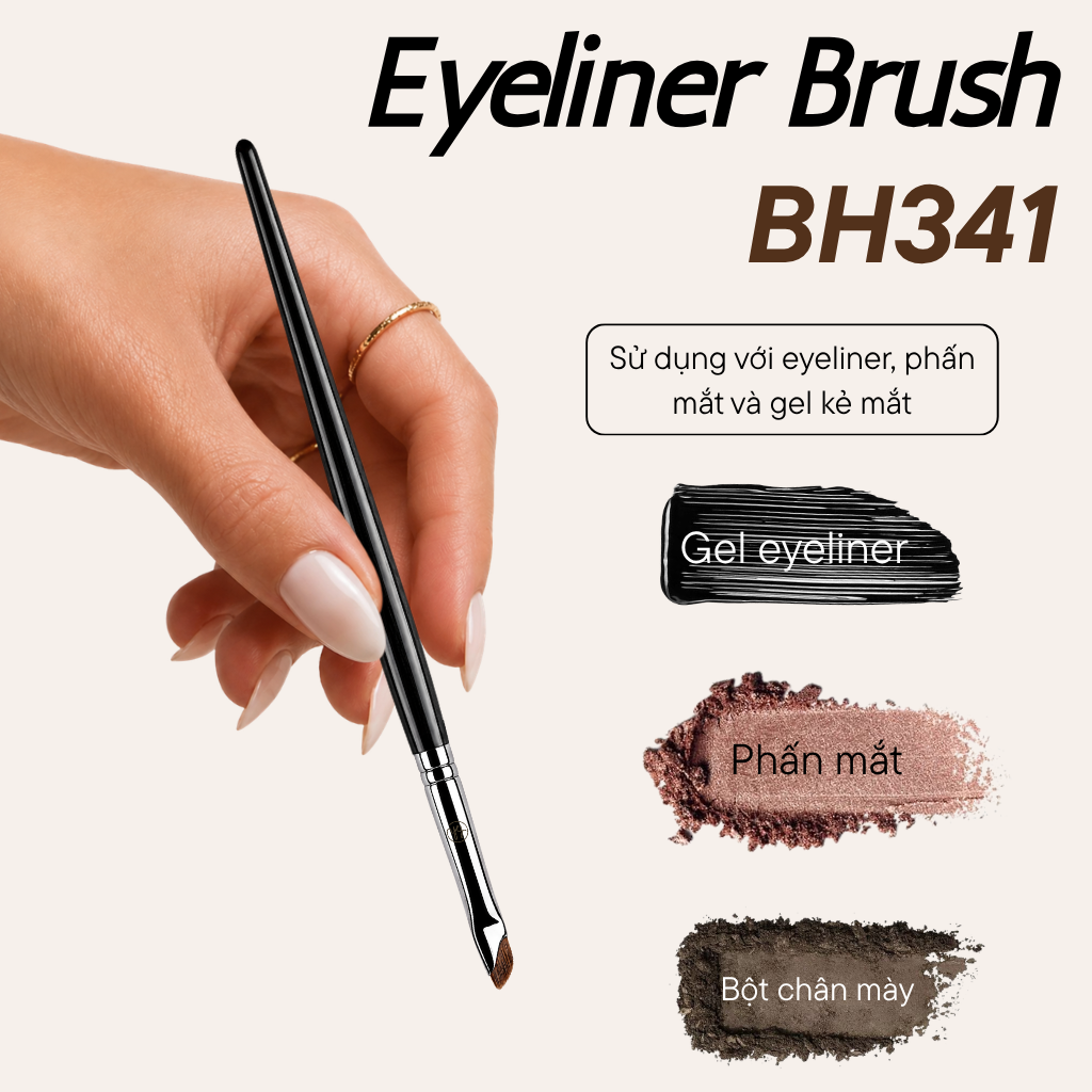 Cọ Kẻ Mắt BH Cosmetics Eyeliner Brush BH341